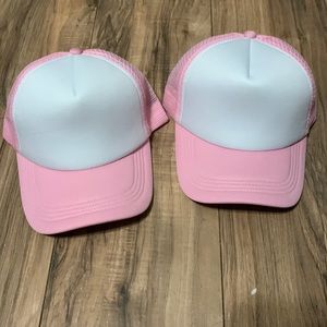 Plain trucker pink trucker hats unisex SnapBack